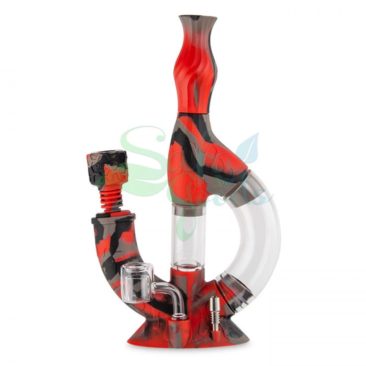 Ooze Echo Silicone Water Pipe/Nectar Collector